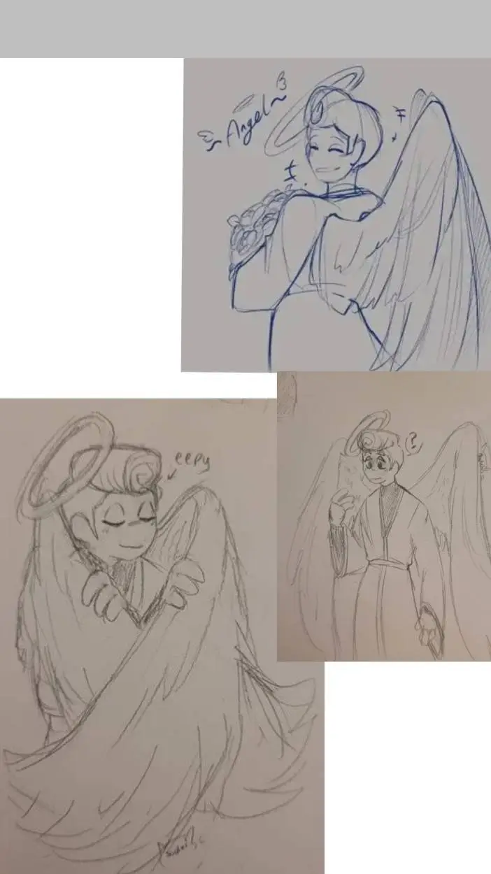 ai character: Angel Wally  background