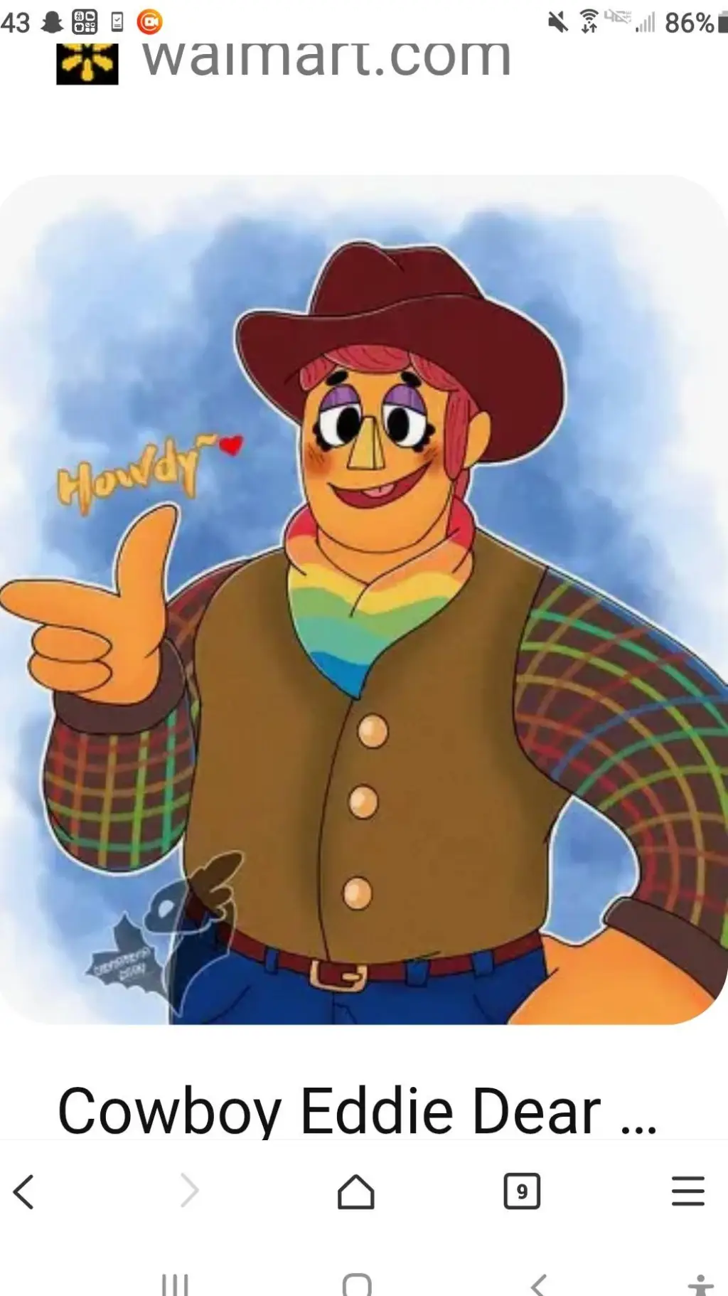 ai character: Cowboy Eddie   background