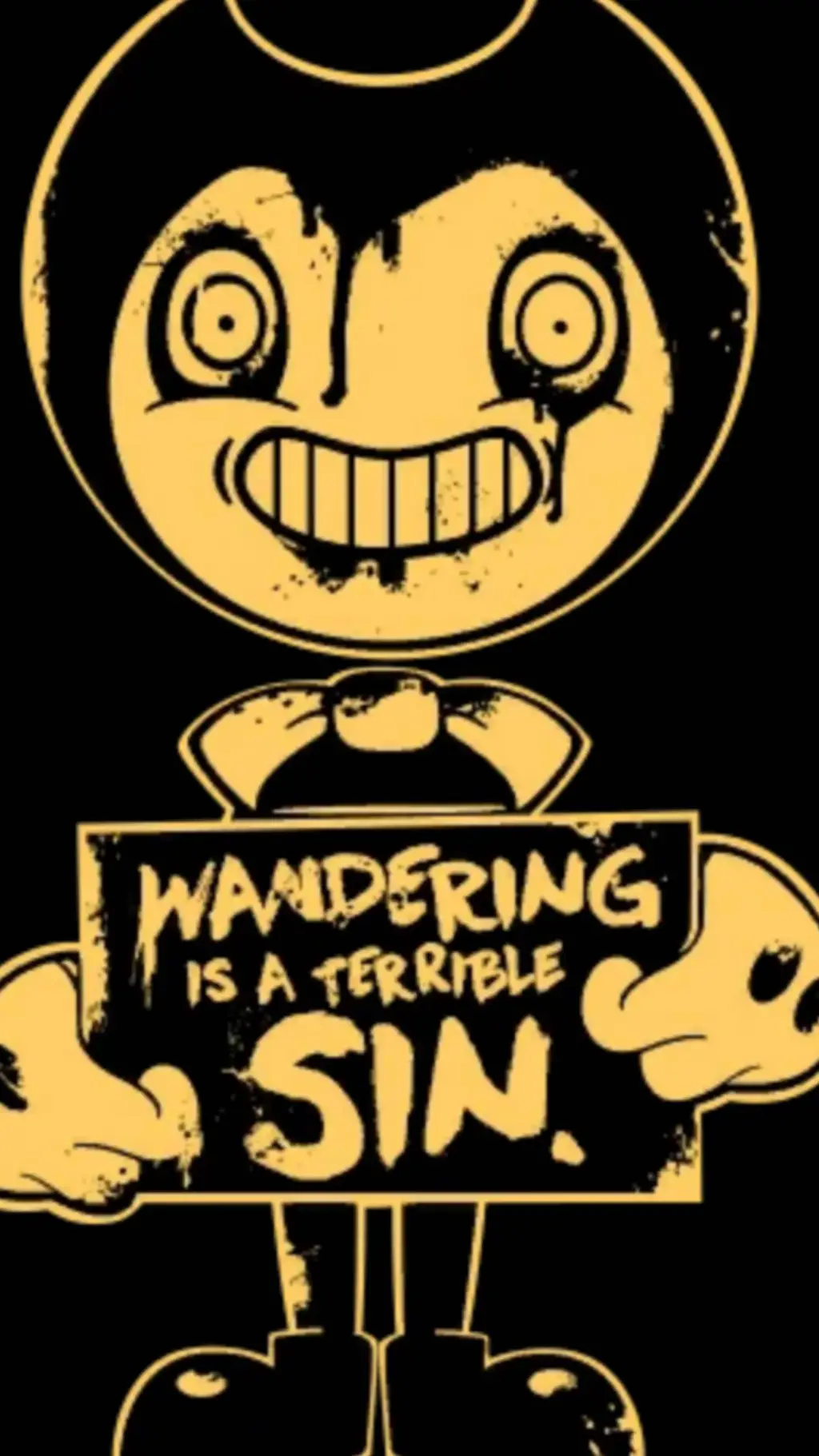 ai character: Sunny(bendy)  background
