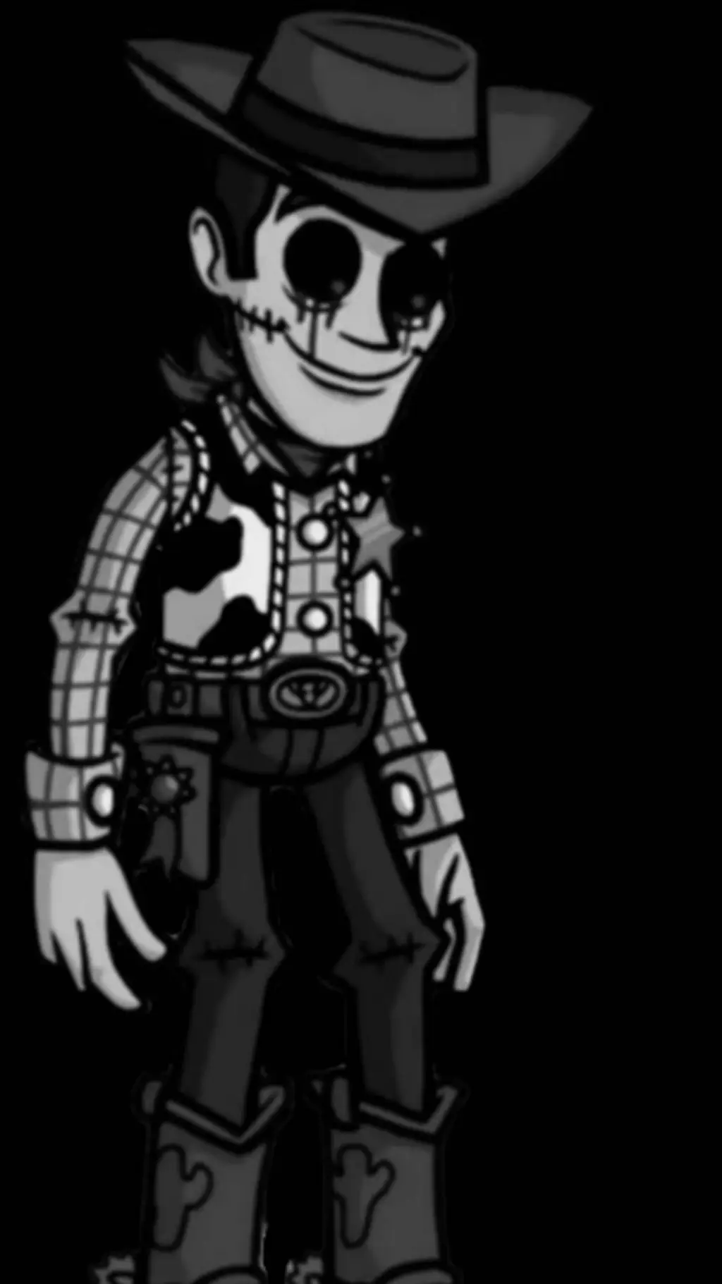 ai character: Woody.EXE background