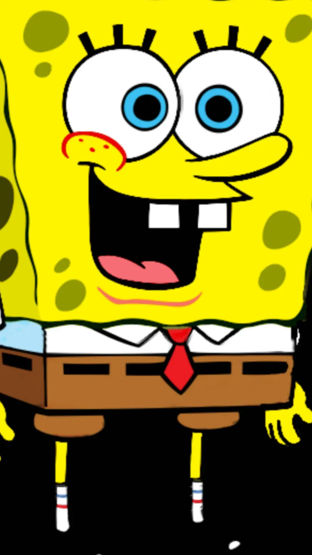 ai character: classic spongebob background