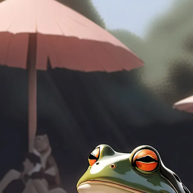 chat with ai character: pool frog 