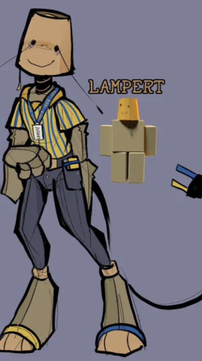 ai character: ・~lampert~・ background