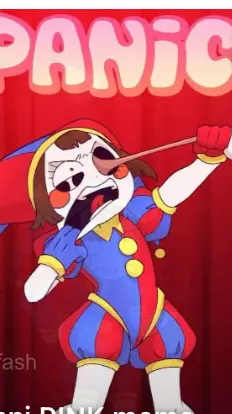 ai character: Pomni  background