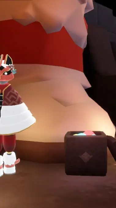 ai character: dhmis move in background