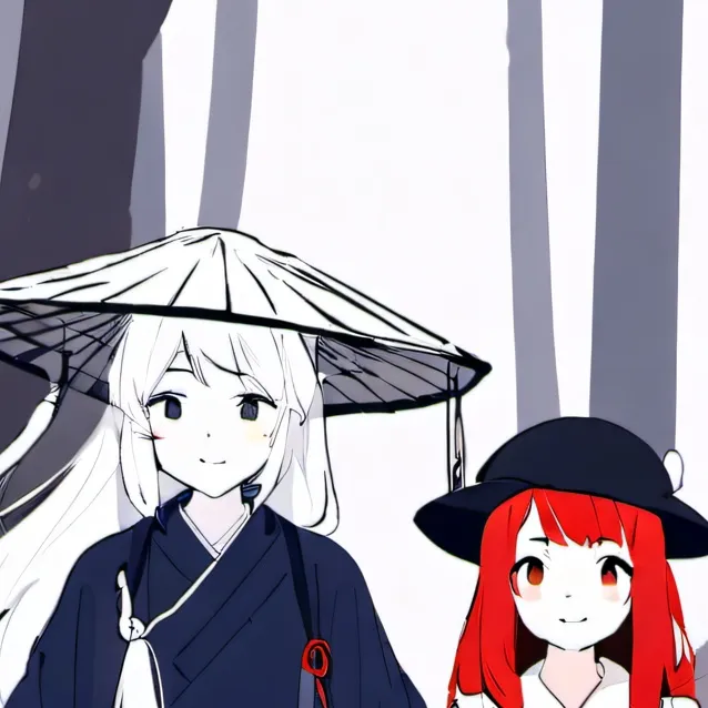 chat with ai character:  twins kny