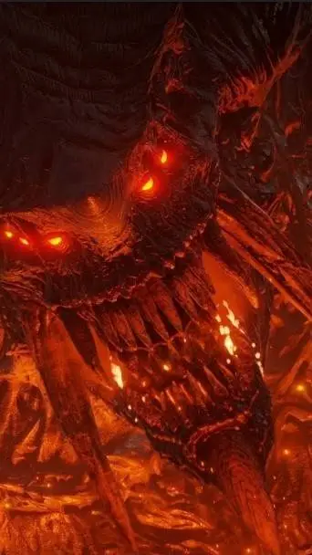 ai character: dragon god background