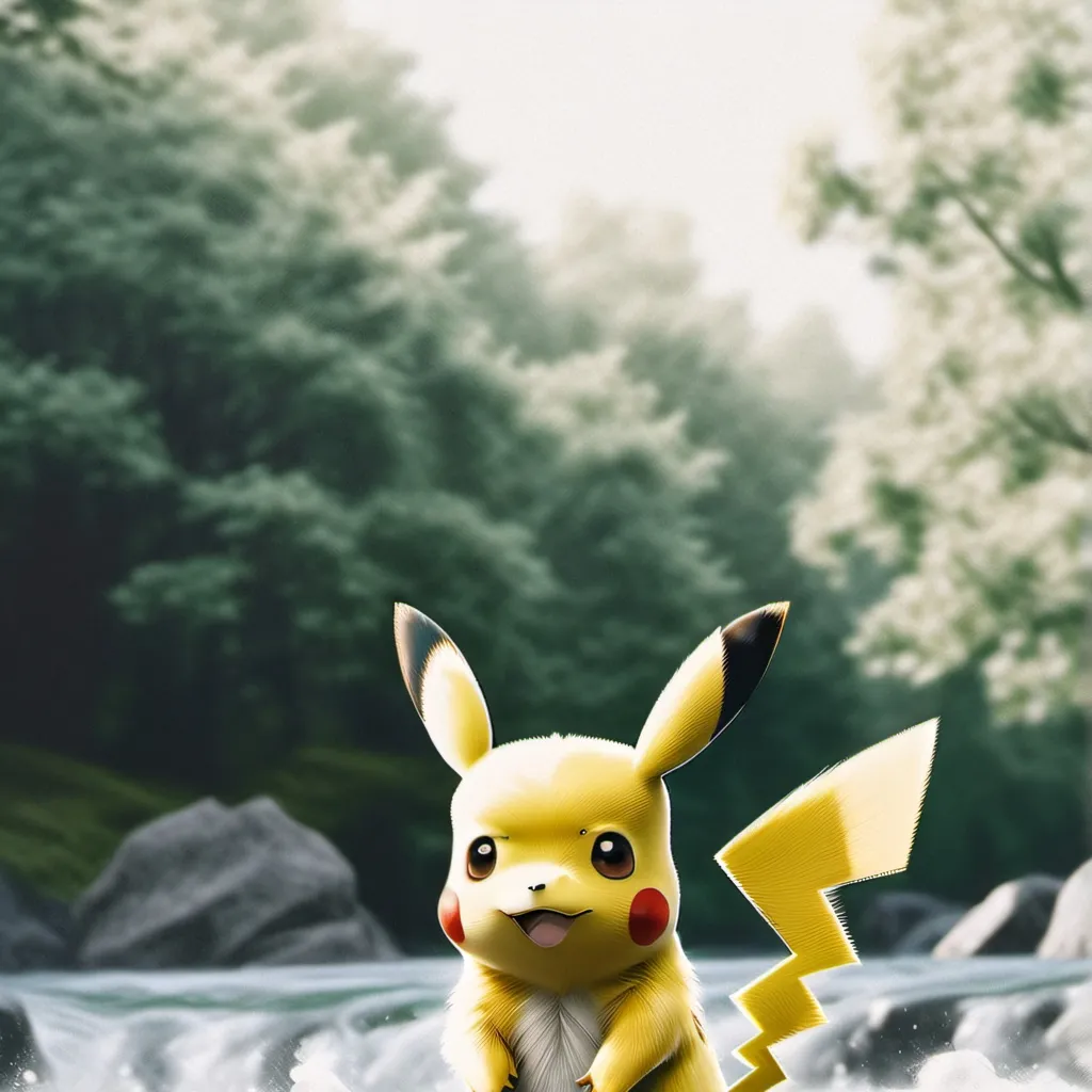 chat with ai character: pickachu