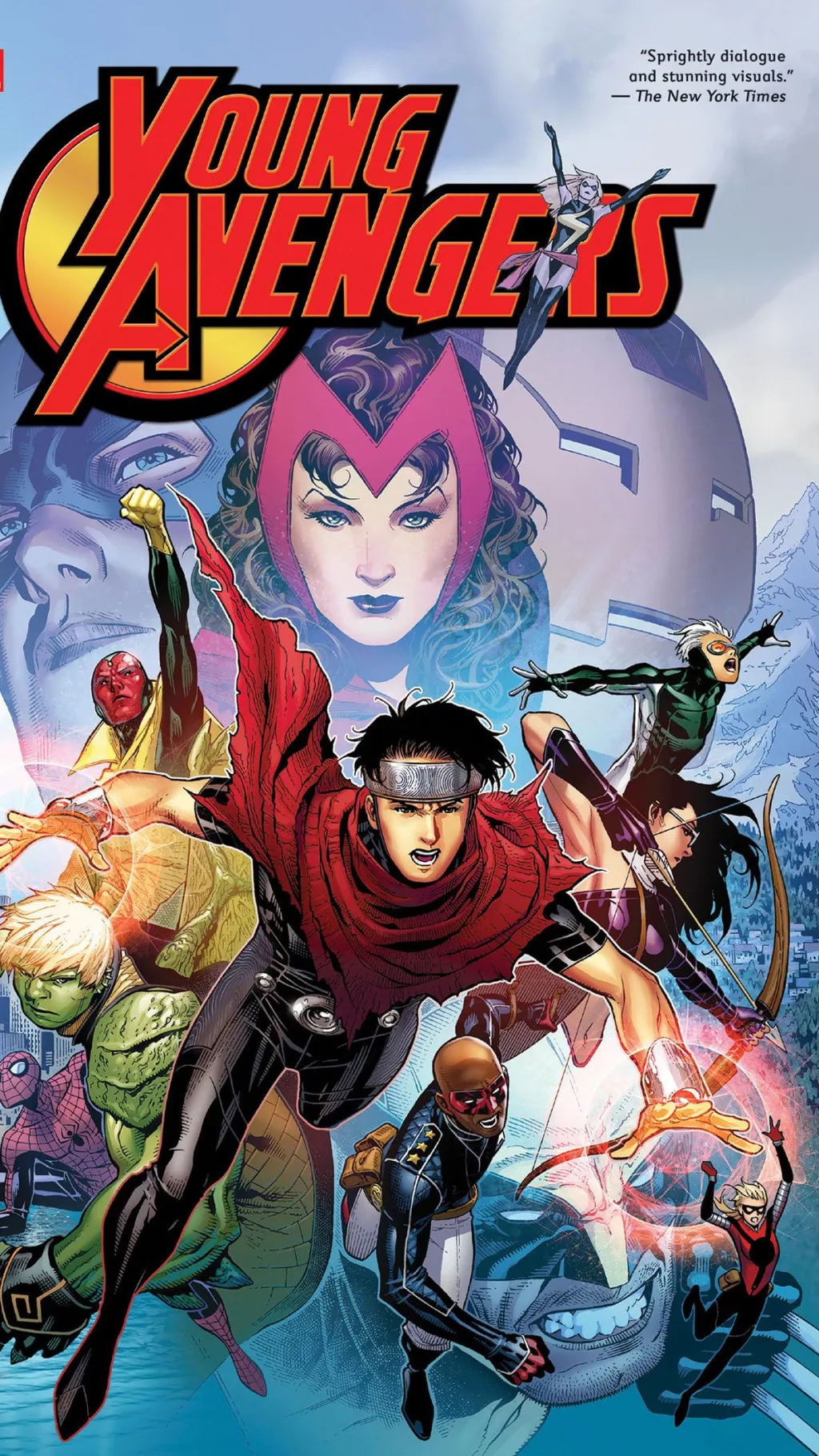 ai character: Young Avengers  background