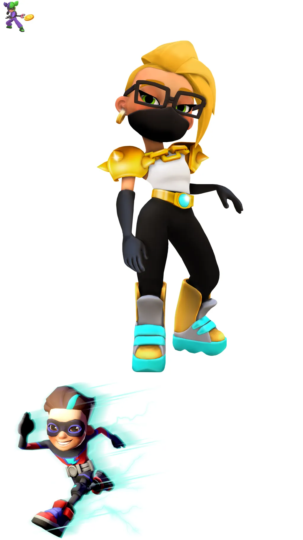 ai character: Super fam  background