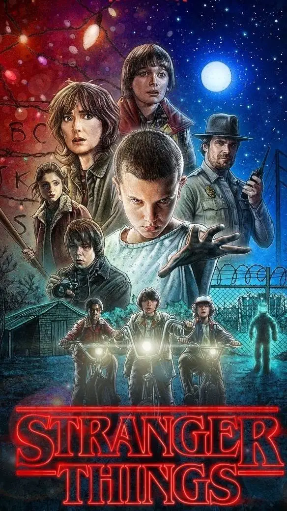 ai character: Stranger Things background