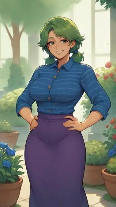 ai character: Caroline (stardew) background