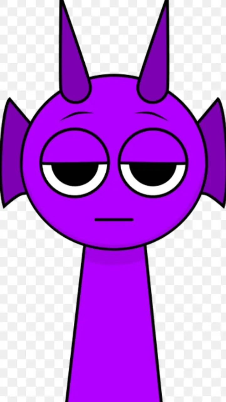 ai character: Durple (SPRUNKI) background