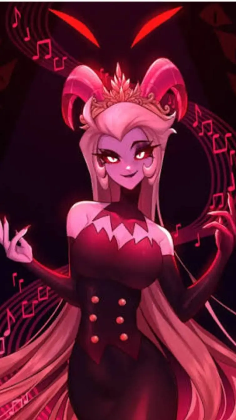 ai character: Queen of hell background
