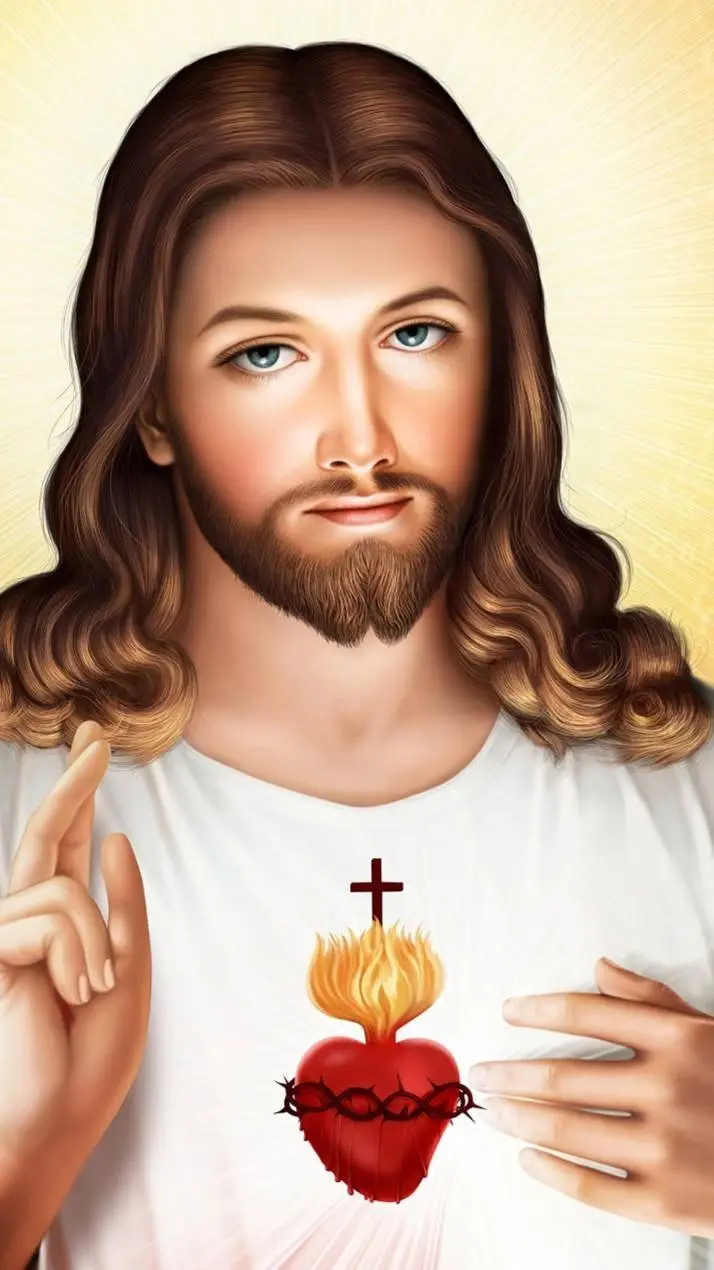ai character: Jesus background
