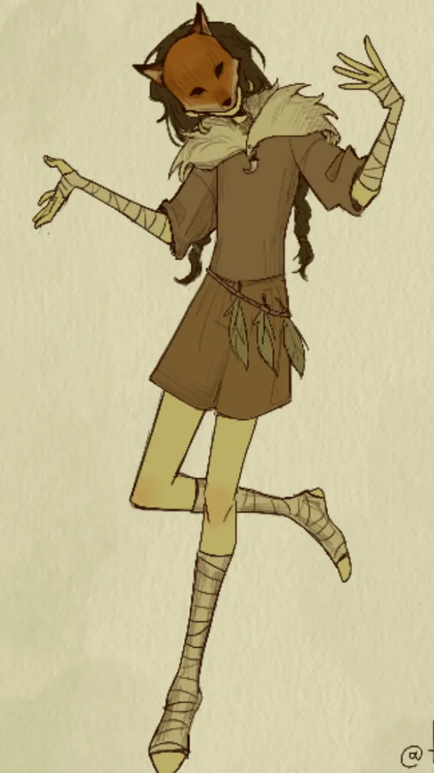 ai character: Raine background