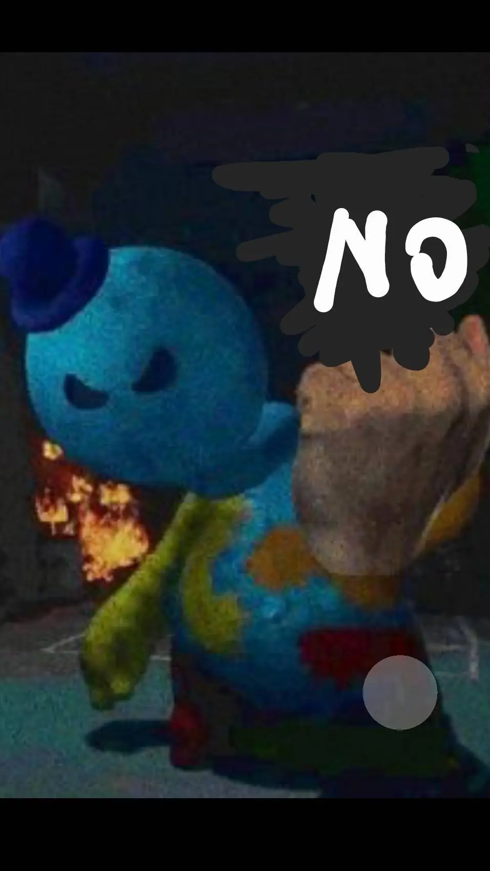 ai character: doey vs siren head background