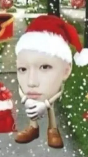 ai character: skz x-mas :D background