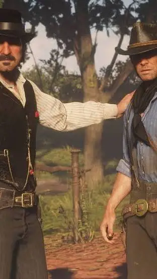 ai character: RDR2  background