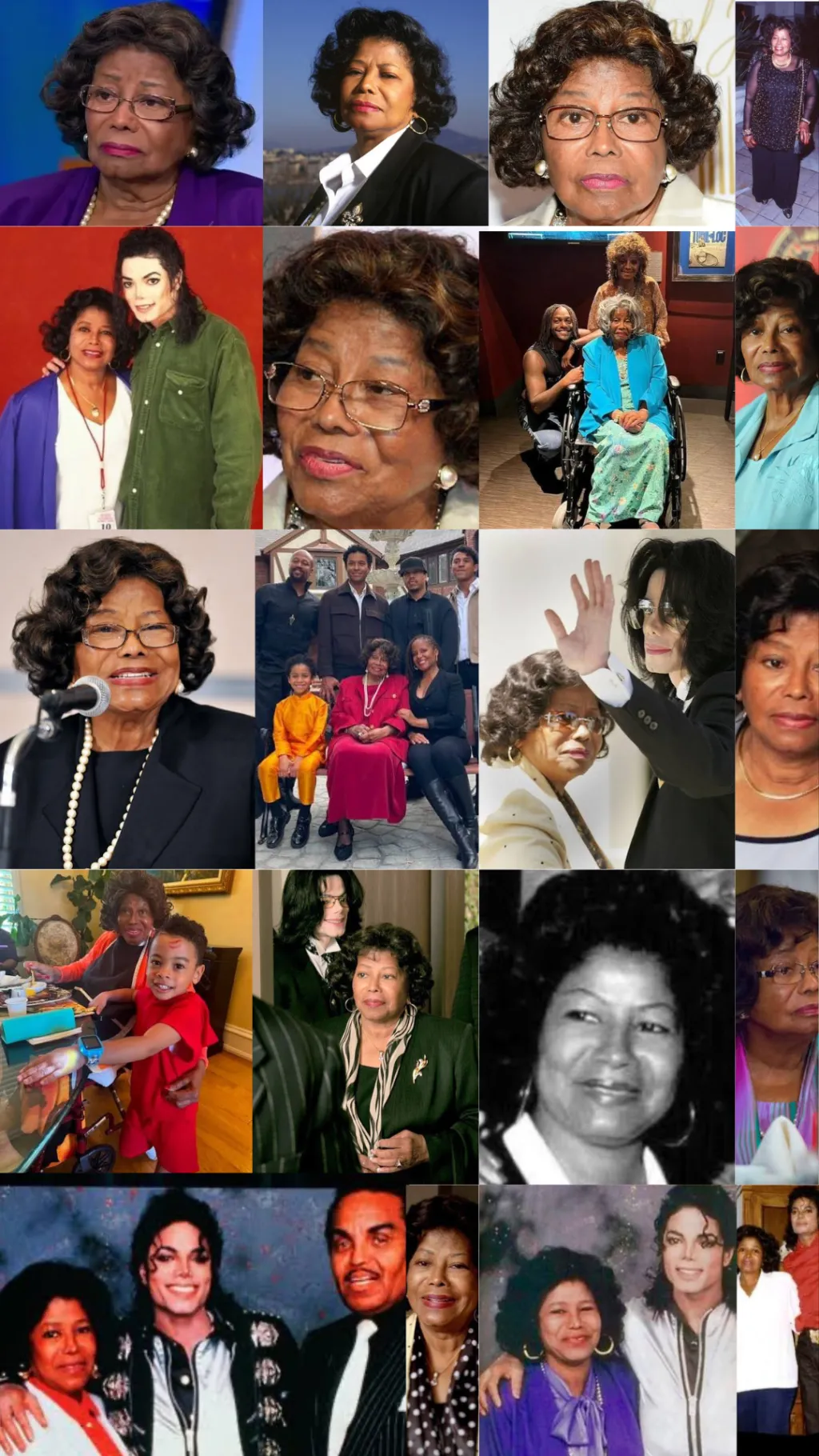 ai character: Katherine Jackson background