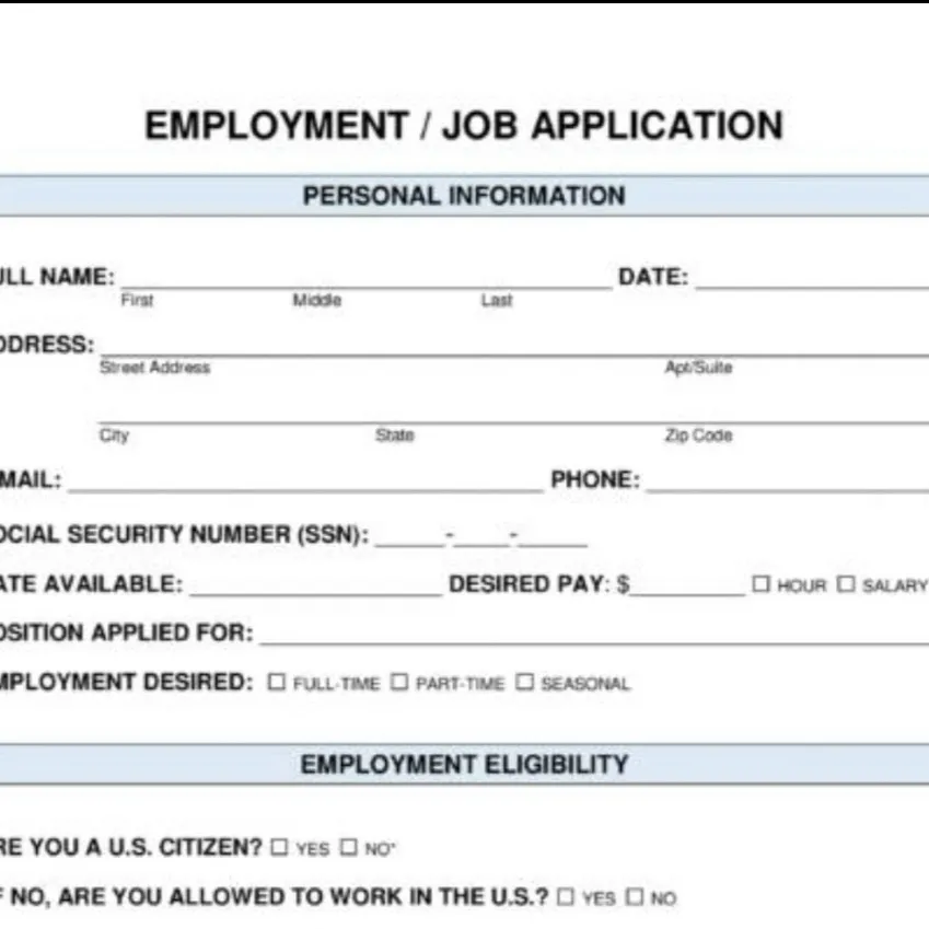 chat with ai character: job application 