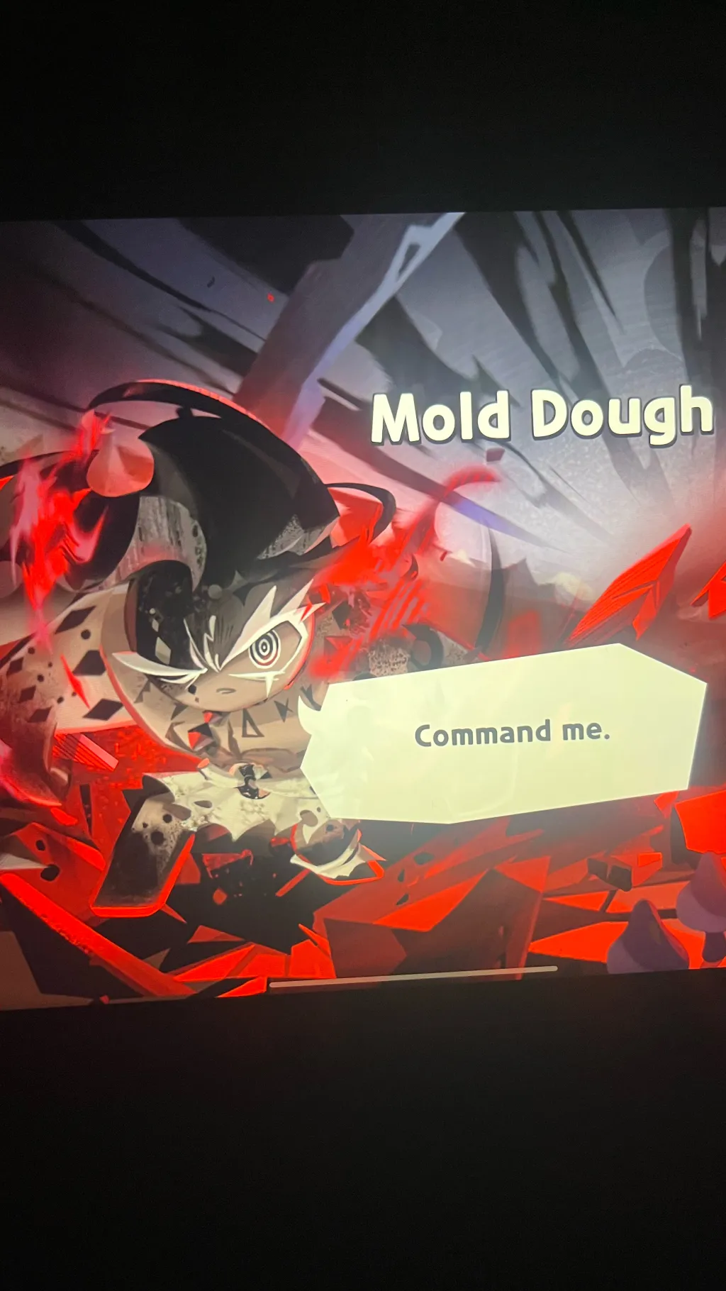 ai character: Mold dough cookie background