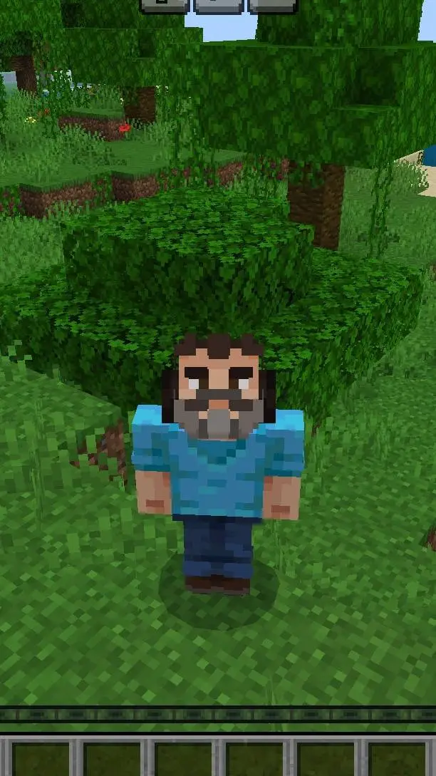 ai character: A Minecraft Movie background