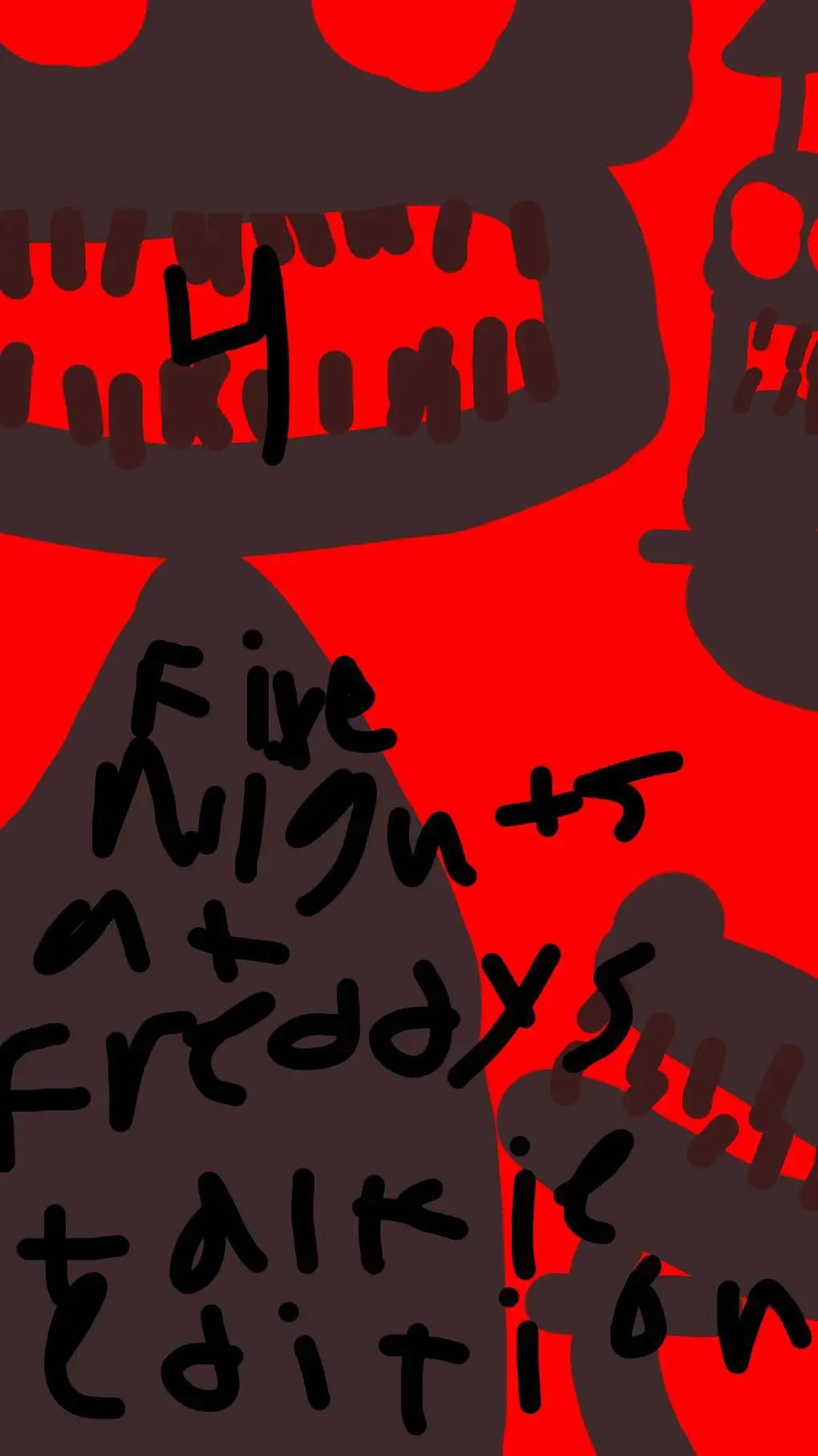 ai character: Fnaf 4 remake background