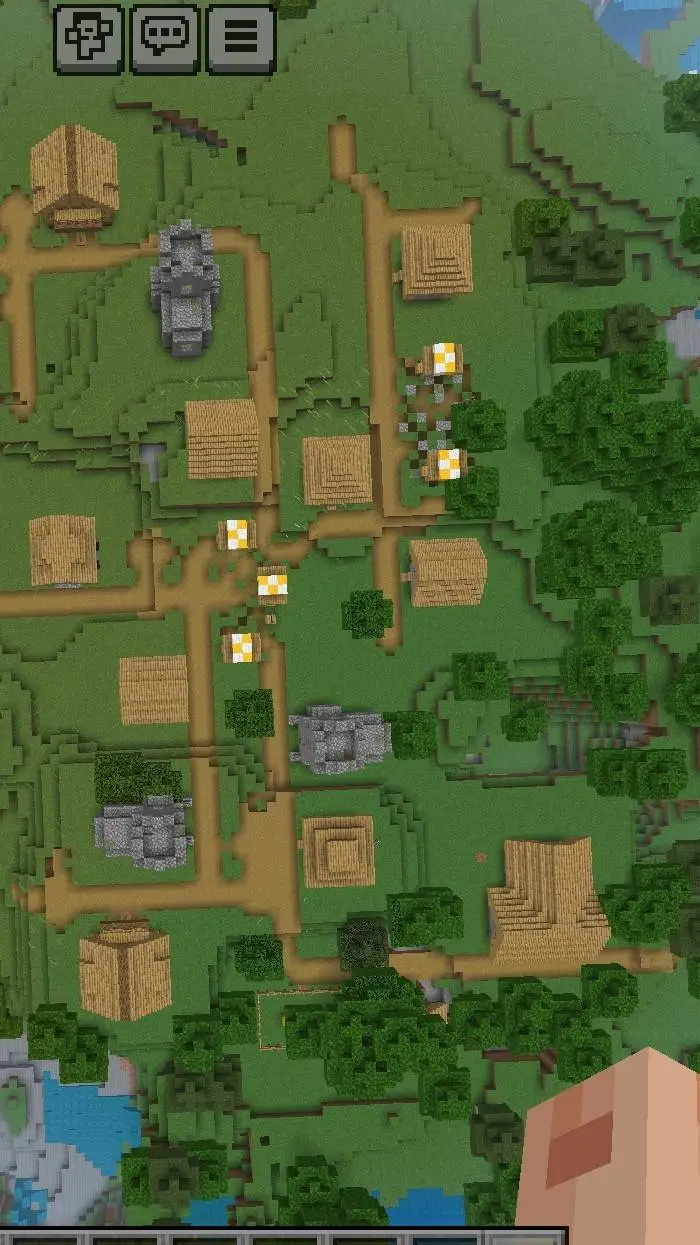 ai character: Village background