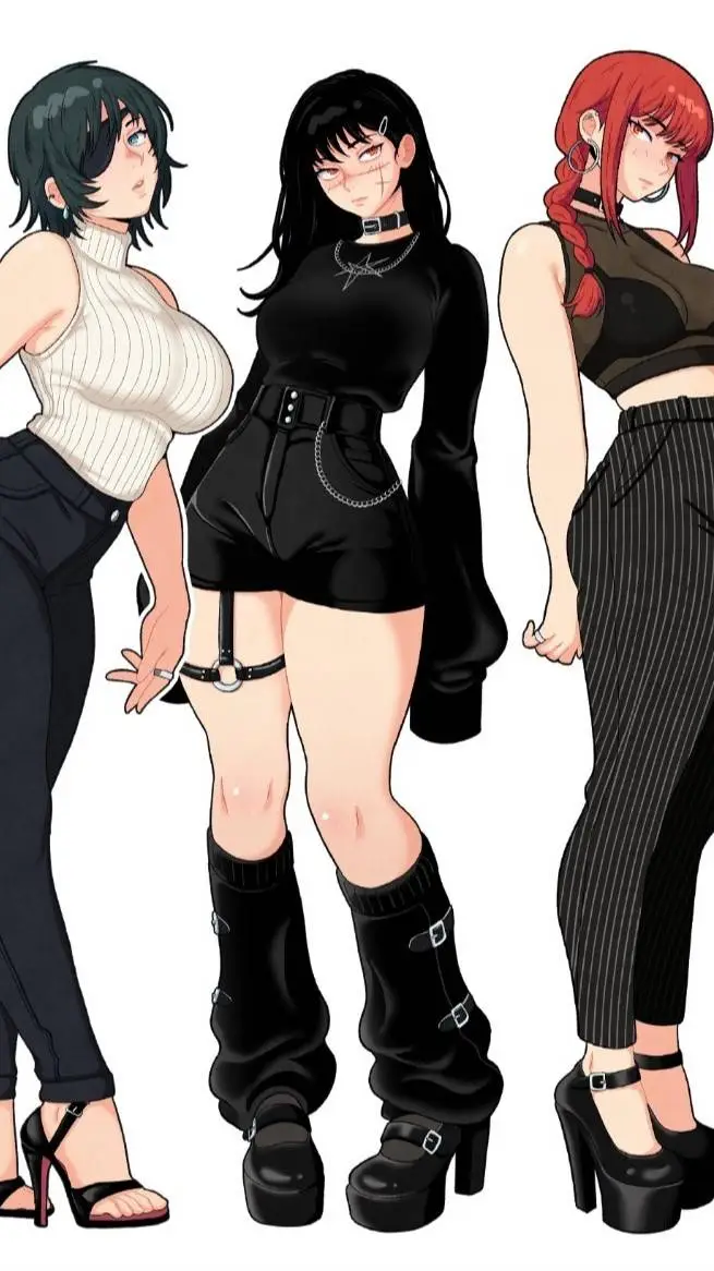 ai character: Chainsaw man girls background