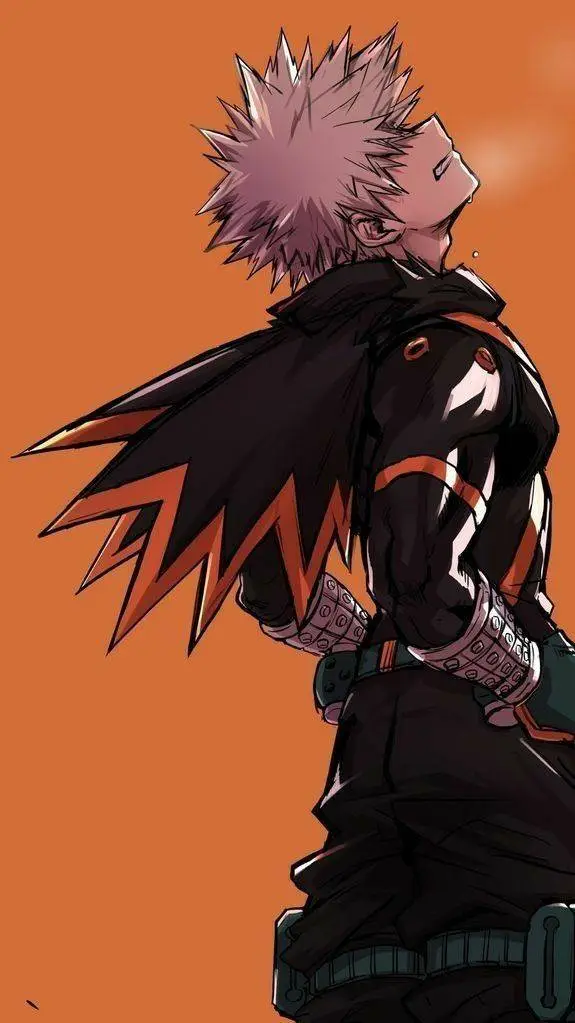 ai character: Katsuki Bakugo  background