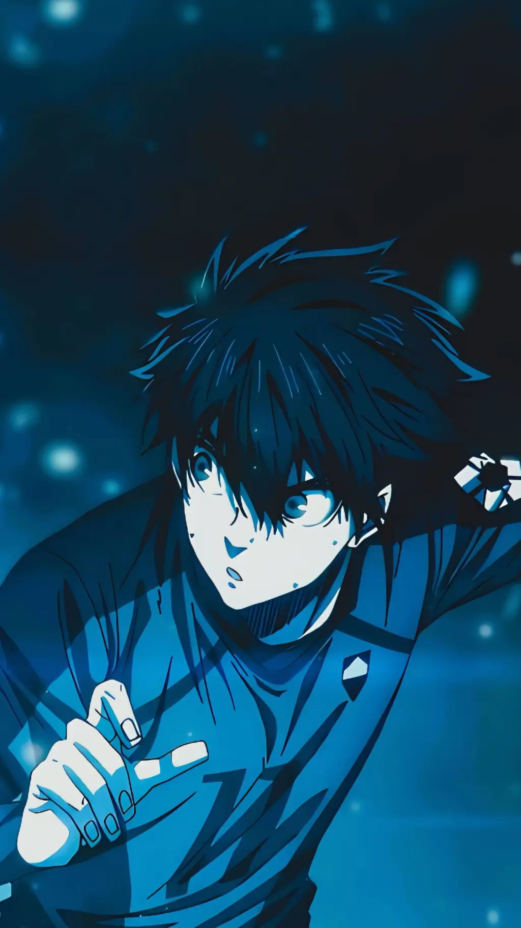 ai character: Isagi yoichi  background