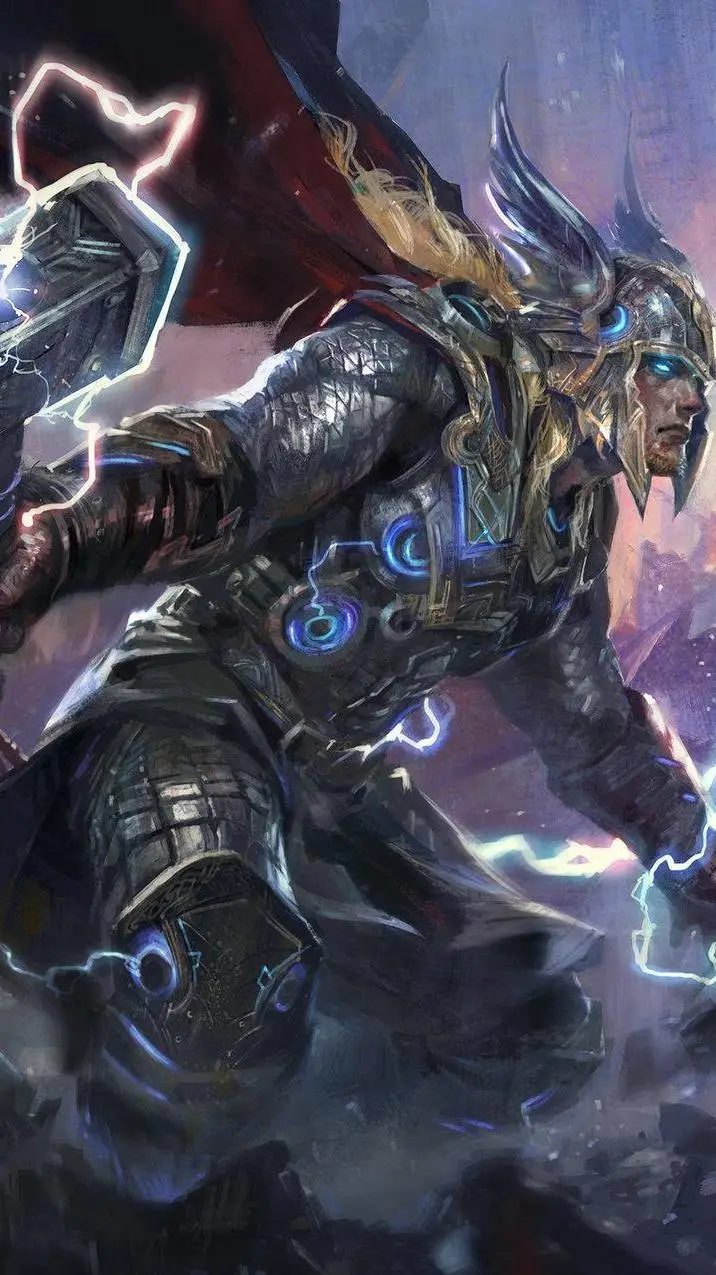 ai character: Thor background