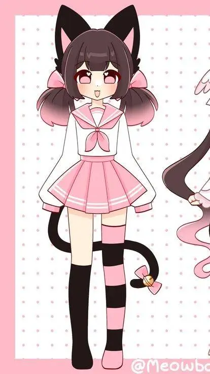 ai character: Meowbah :3 background