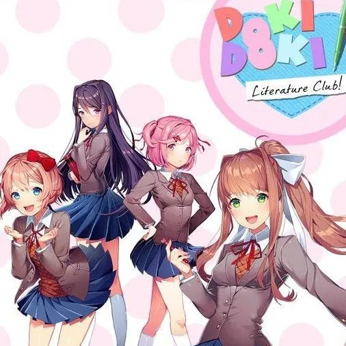 chat with ai character: ddlc but dr v3