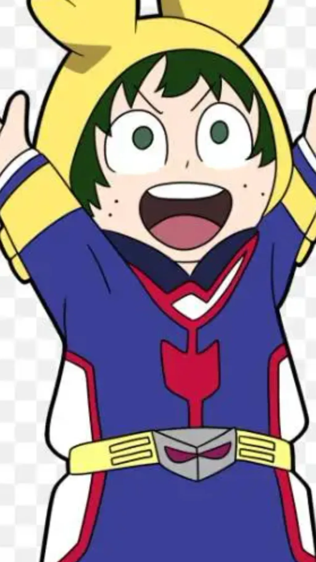ai character: Baby DEKU 💀💀💀 background