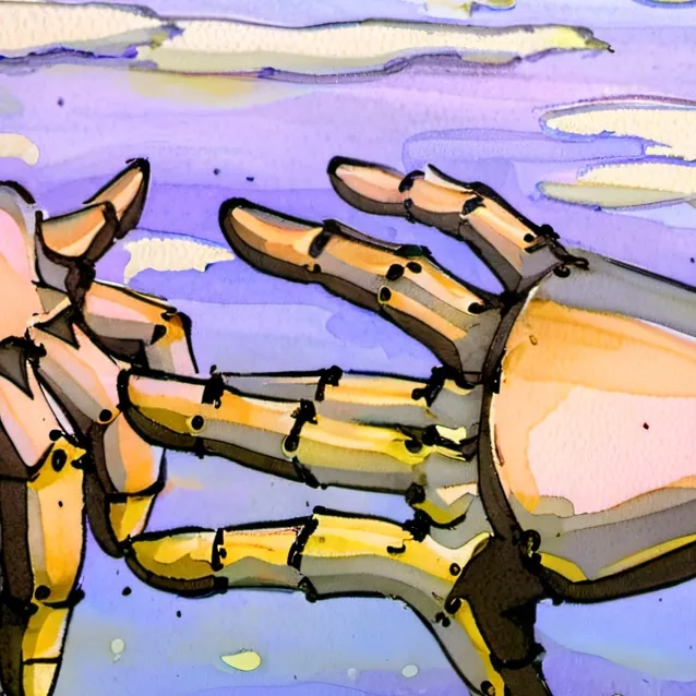 chat with ai character: the hand