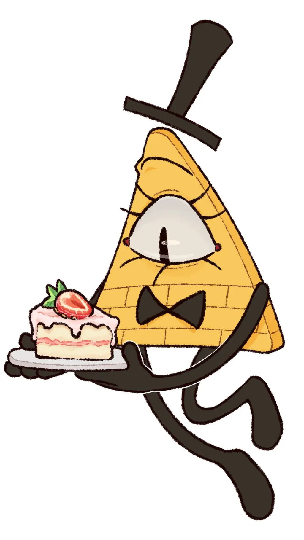 ai character: ∆×Bill Cipher×∆ background