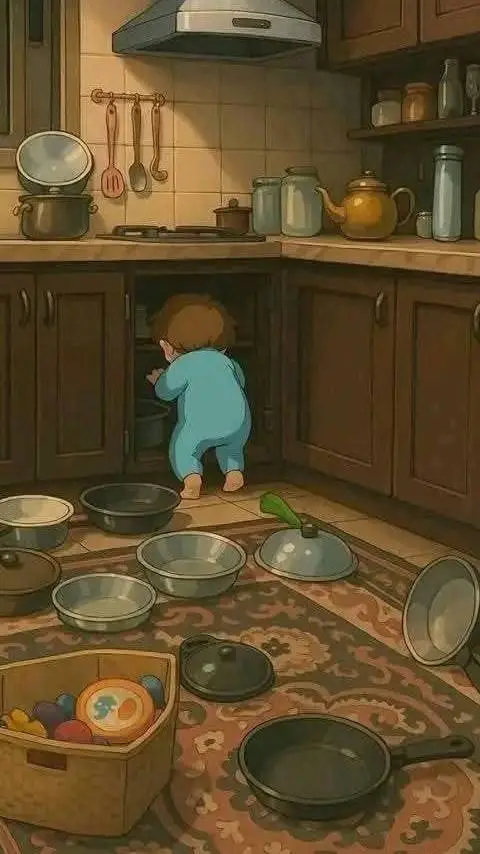 ai character: you as a baby!! background