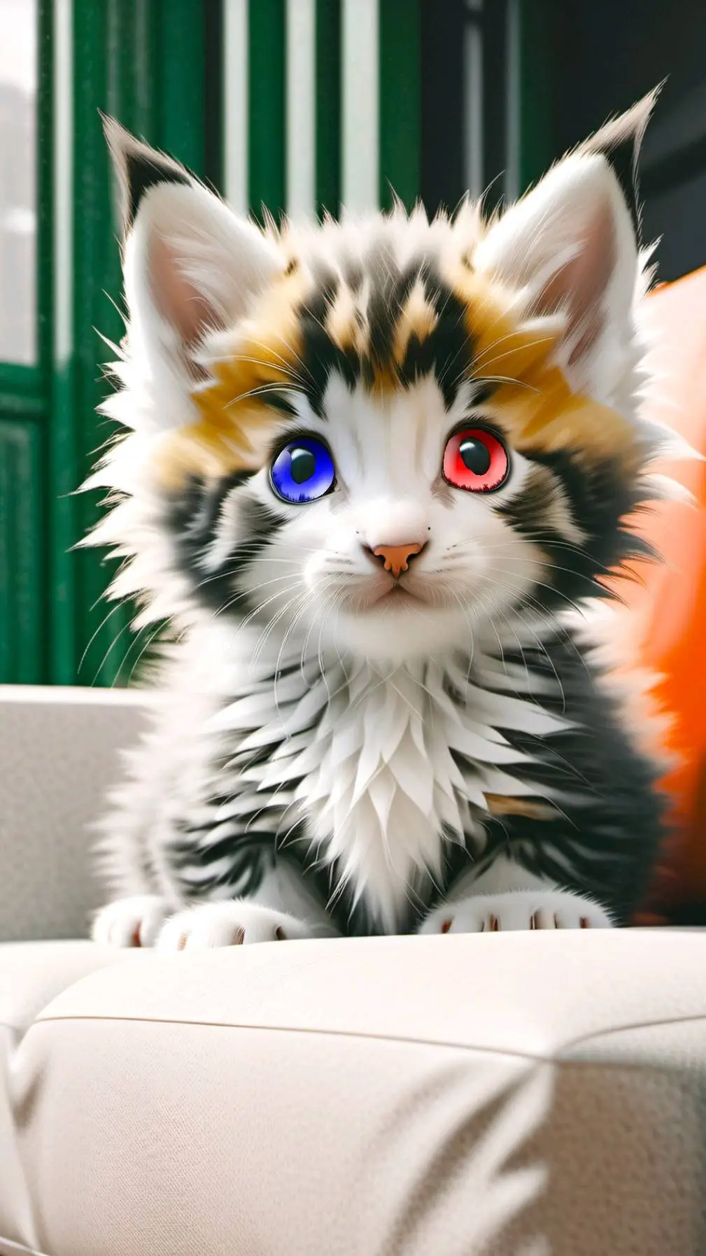 ai character: kitten background