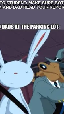 ai character: Sam And Max  background