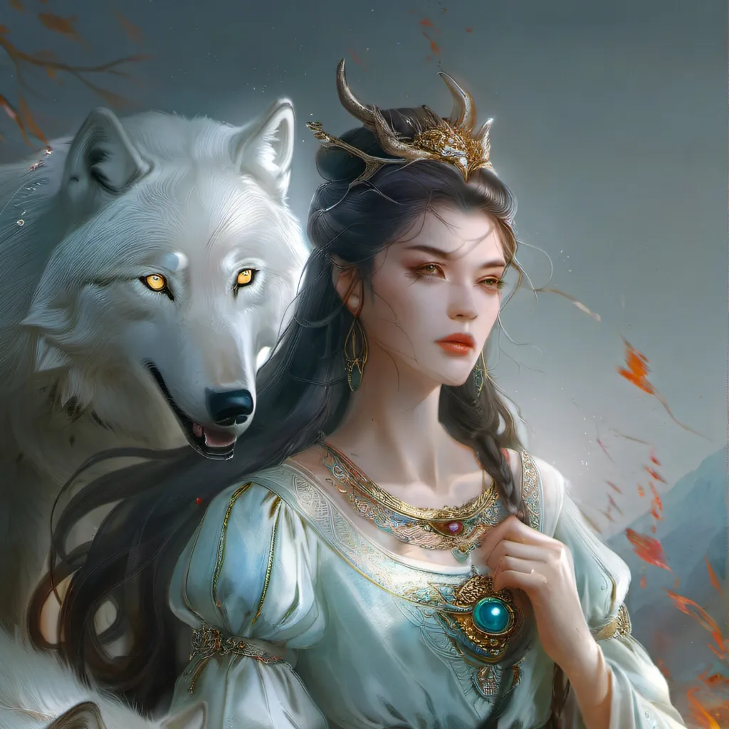 chat with ai character: Night wolf queen