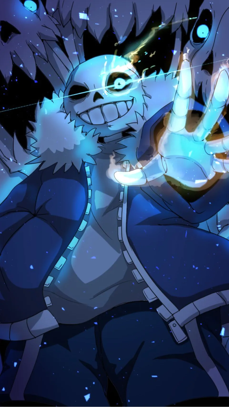 ai character: SANS background