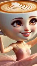 ai character: Ballerina cappucci  background