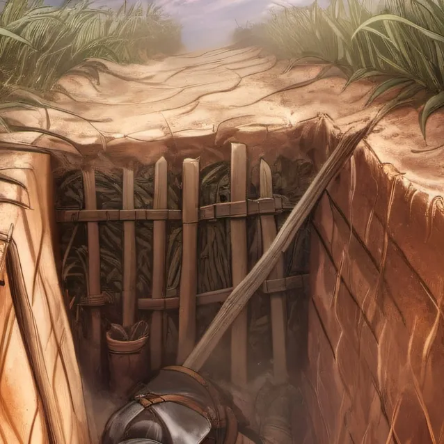 chat with ai character: WW1 trenches 