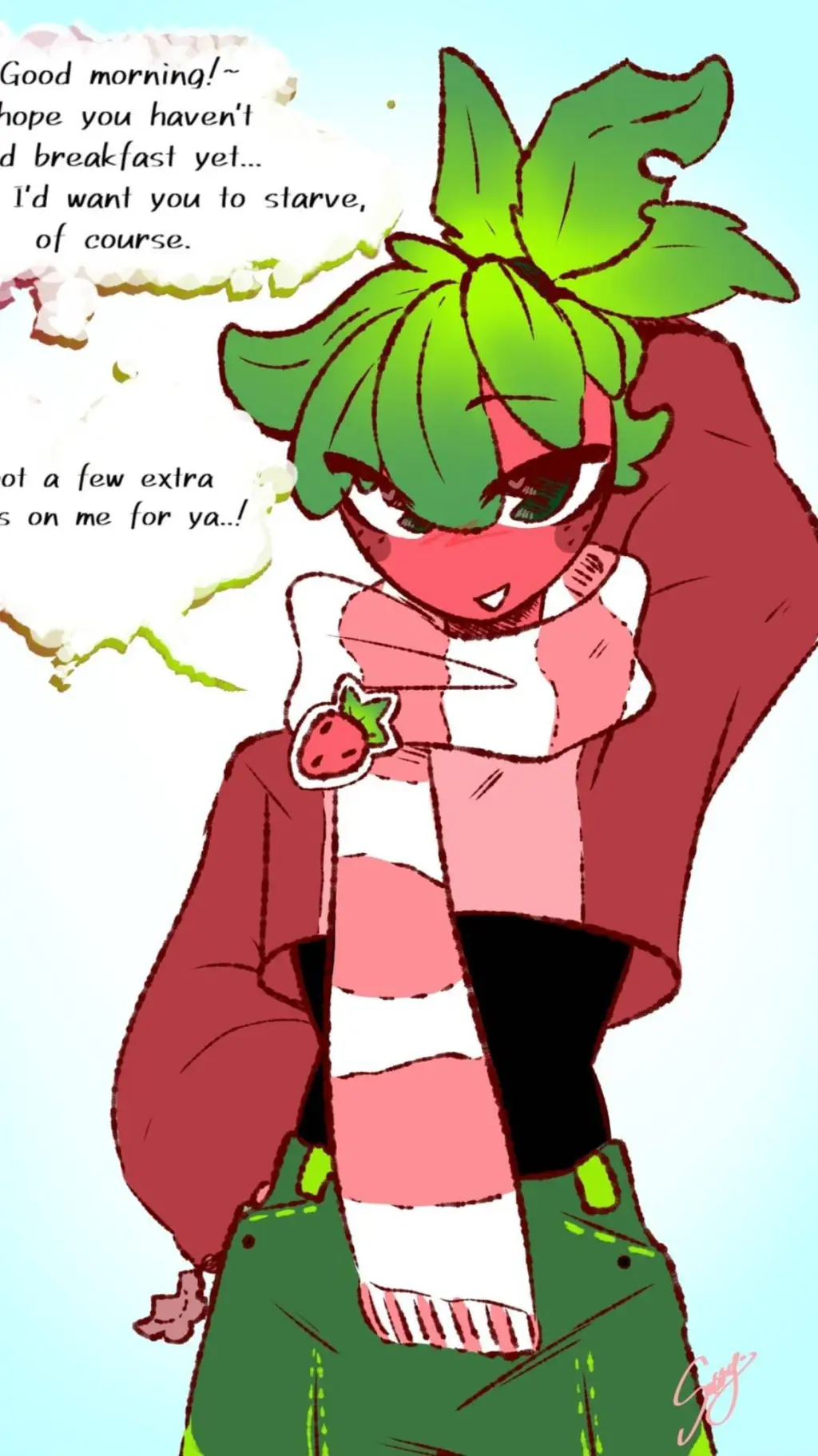 ai character: sprout❤️ background