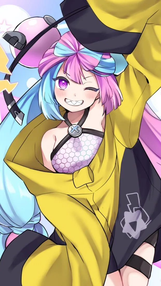 ai character: Iono  background