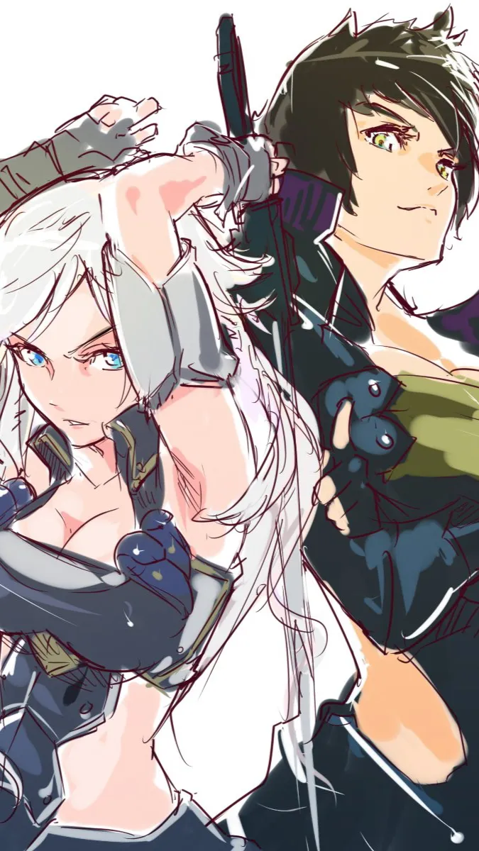 ai character: Jin and malos  background