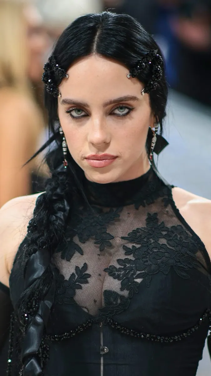 ai character:   Billie eilish background