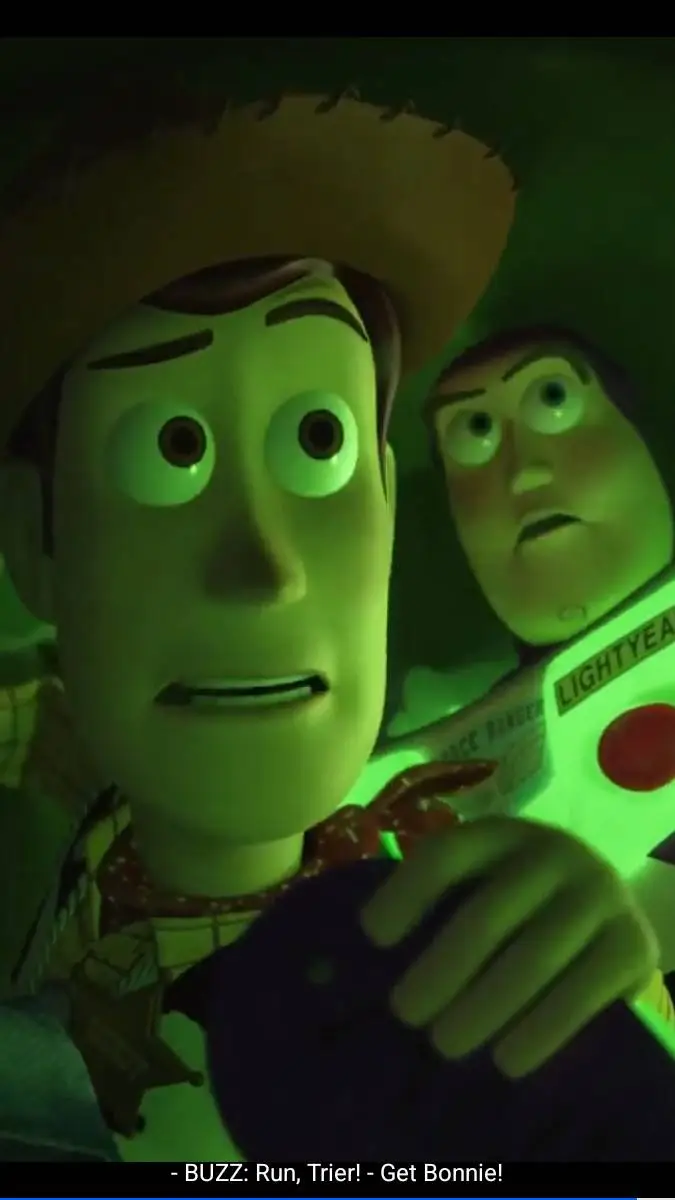 ai character: Woody and Buzz background